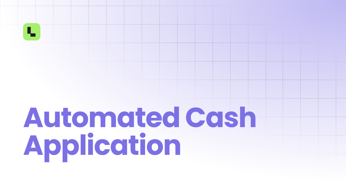 Automated Cash Application